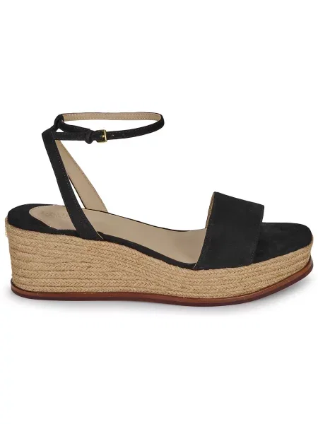 LAUREN RALPH LAUREN Espadrile Leona crna