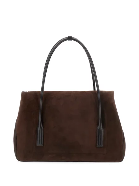 Geanta de piele Tom Ford din piele maro