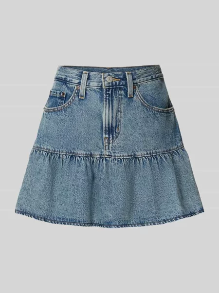 Spódnica jeansowa z efektem stopniowania model ‘FLOUNCE’ Levi's