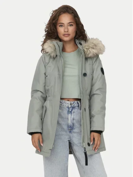 ONLY Parka Iris Zelená khaki