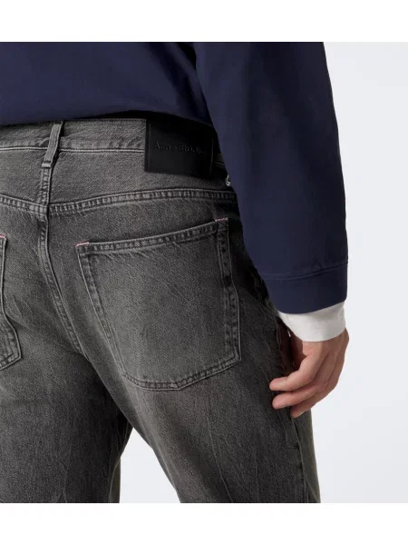 Džínsy s rovným strihom Acne Studios sivá