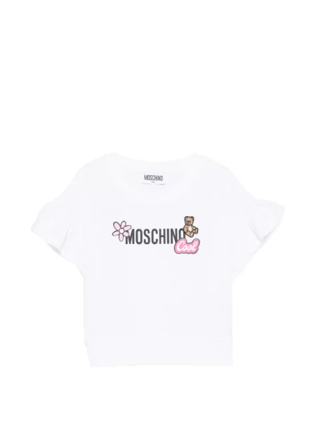 Koszulka dziecięca Moschino biała