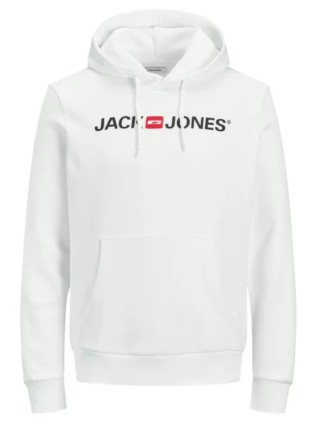 JACK & JONES Μπλούζα φούτερ Corp κόκκινο / μαύρο λευκό