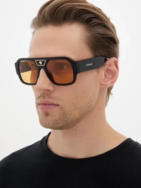 Versace ochelari de soare pentru bărbați negru
