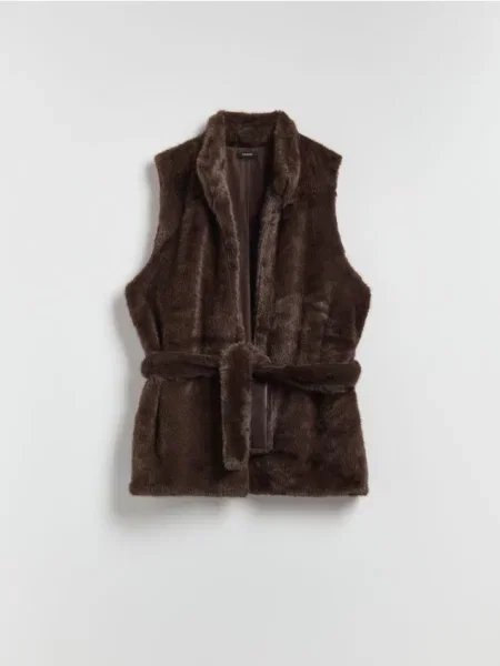 Пончо Reserved коричневе