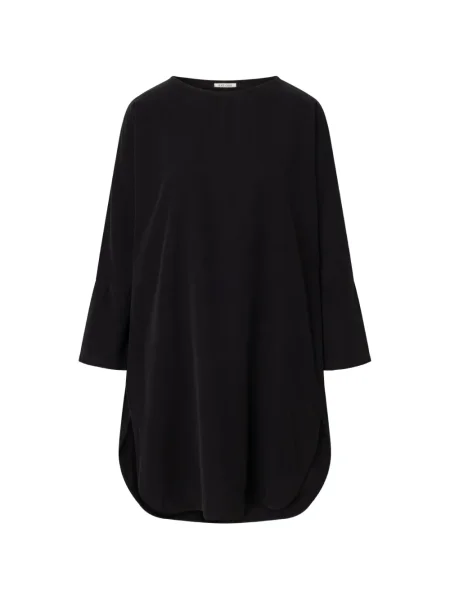 Długa mała sukienka maxi Black Crane garniturowa czarna