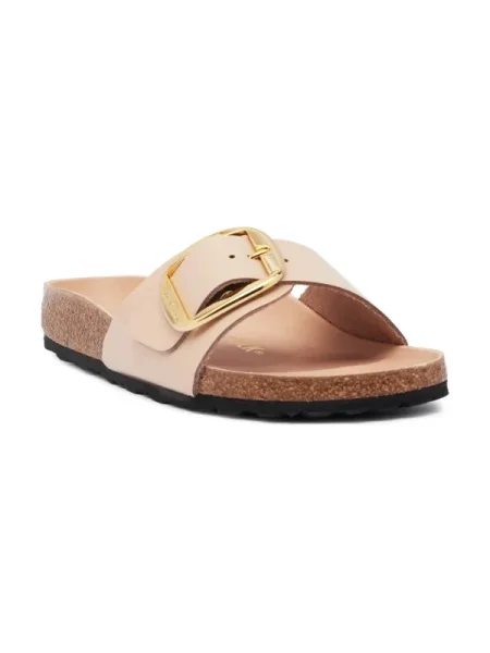 Birkenstock Bőr papucs Madrid BB bézs
