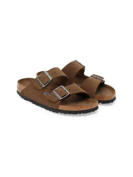 Birkenstock papucs velúrból Arizona barna