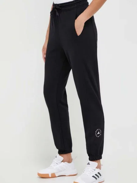 Pantaloni de trening Adidas By Stella Mccartney negru