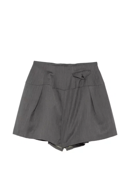 Fustă Toga Pulla cu model herringbone evazată gri