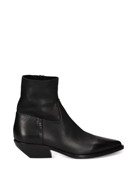 Botine Elena Iachi din piele negru