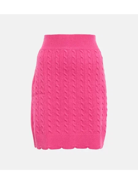 Spódnica Patou wełniana różowa