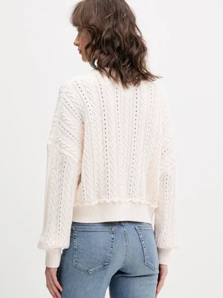 Tommy Jeans sweter beżowy