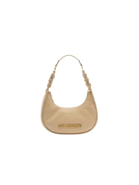 Torebka hobo Love Moschino beżowa