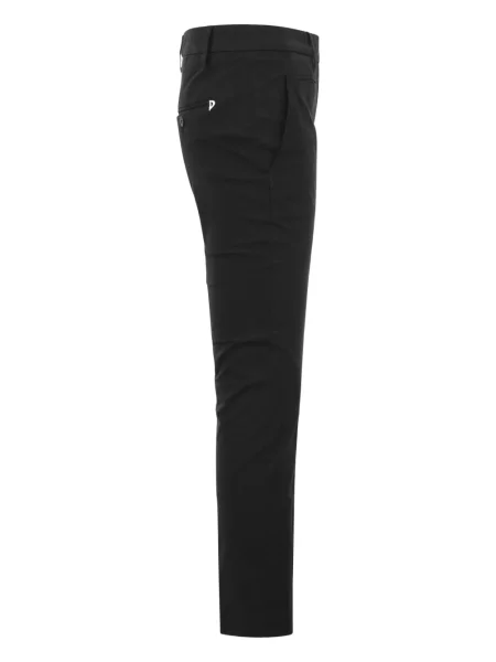 Pantaloni Dondup cu autograf negru