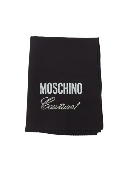 Szal Moschino elegancka czarna