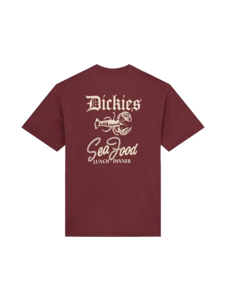 Koszulka Dickies z krótkim rękawem brązowa