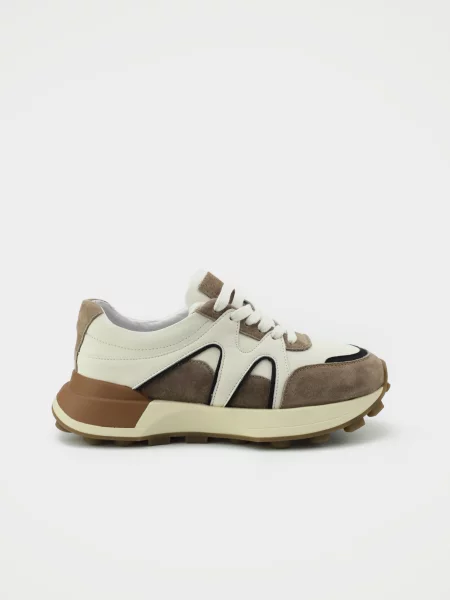 Кожаные кроссовки Urban Trace коричневые