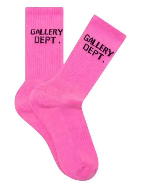 Șosete Gallery Dept. cu broderie roz