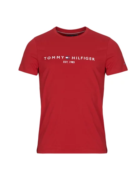 Tommy Hilfiger Tricou Tommy Logo roșu