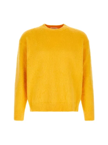 Sweter Roberto Collina żółty