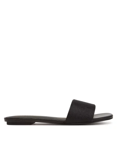 Natikači Calvin Klein Flat Slide Jacq črna