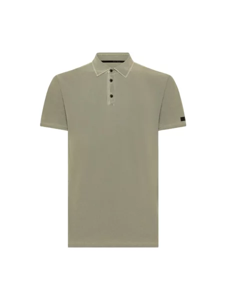 Lniana koszulka polo Rrd zielona