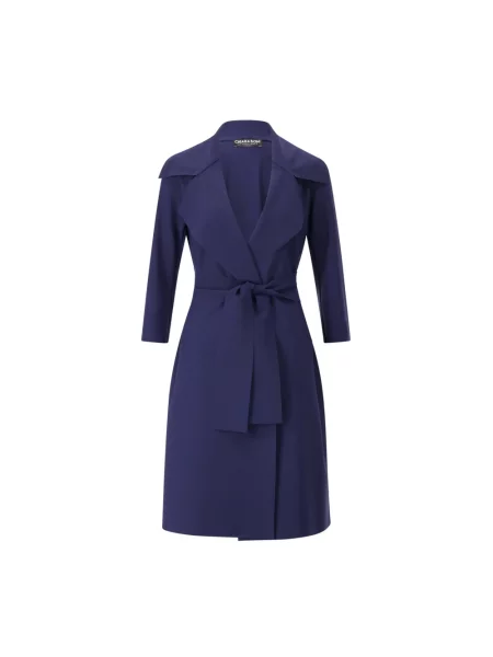 Długi płaszcz Chiara Boni niebieski