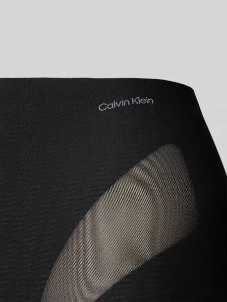 Figi z nadrukiem z logo Calvin Klein Underwear czarne