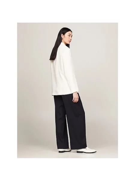 Lniana marynarka Tommy Hilfiger beżowa