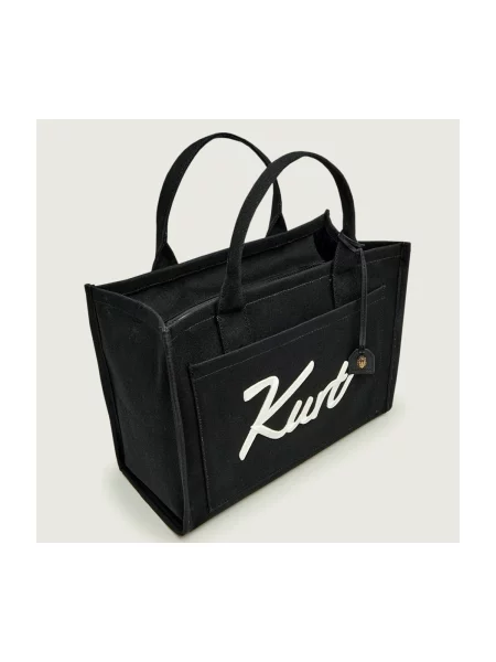 Shopper kabelka Kurt Geiger London čierna