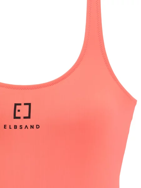 Elbsand Costum de baie întreg orange roșu