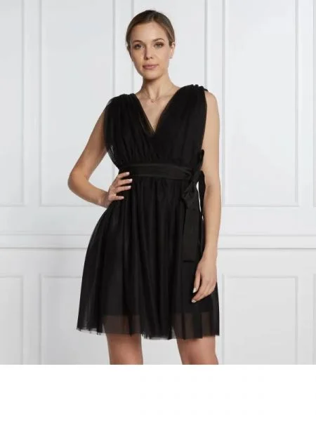 Pinko Rochie TULLE AND CADY negru