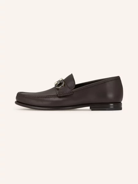 Ferragamo Loafersy Avril braun