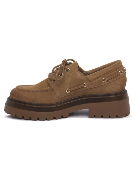 Pantofi Steve Madden din piele de căprioară bej