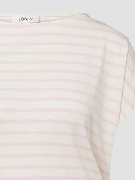 S.Oliver Tricou roz alb