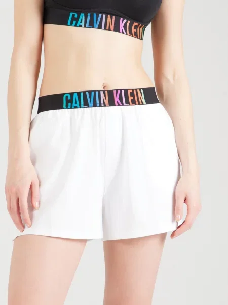 Calvin Klein Underwear Kratke pidžama hlače bijela