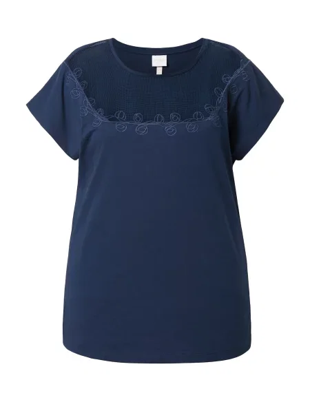 Ulla Popken Tricou marin albastru