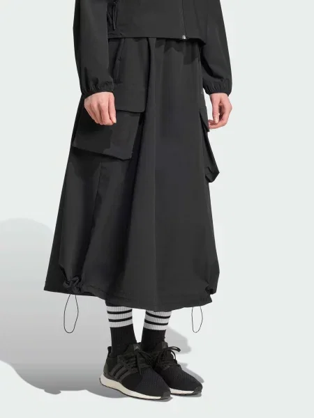 Юбка миди Adidas черная