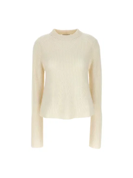 Sweter Loulou De Saison z kaszmiru biały