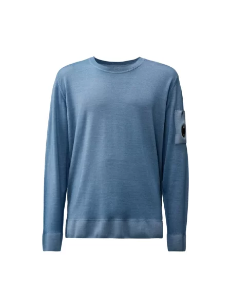 Sweter C.p. Company wełniany niebieski