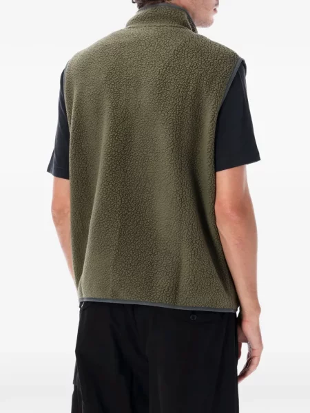 Vestă Patagonia din fleece verde