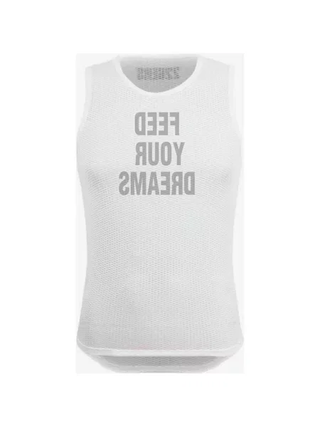 Koszulka bez rękawów Base Layer neutralna szara XS biała