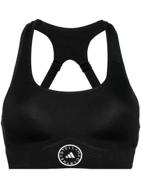Sutien Adidas By Stella Mccartney cu imagine negru
