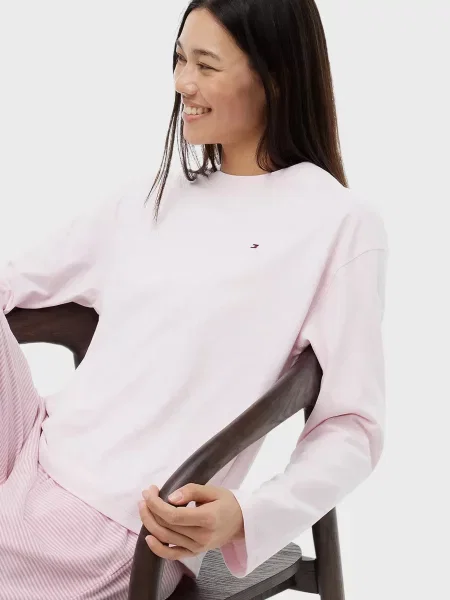 Пижама Tommy Hilfiger из джерси розовая
