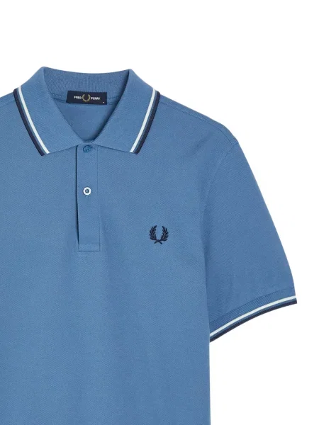 Tricou polo Fred Perry cu dungi albastru