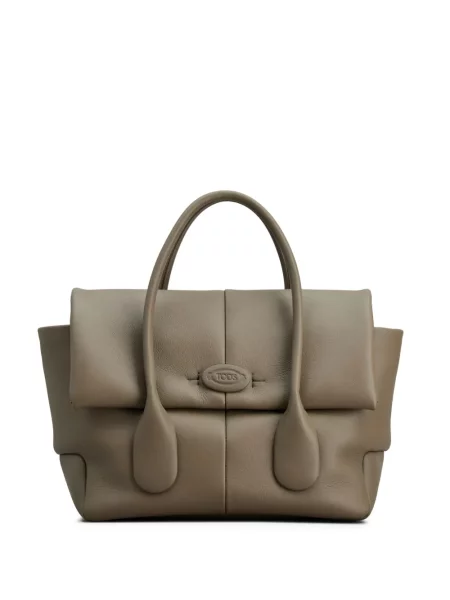 Geanta de piele Tod's din piele maro