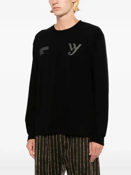 Lung tricou Yohji Yamamoto negru