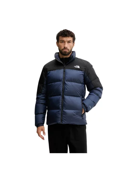 Kurtka puchowa The North Face niebieska