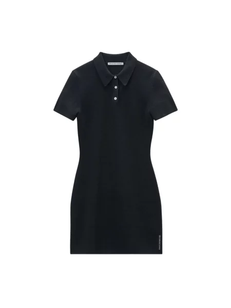 Sukienka Alexander Wang wełniana czarna